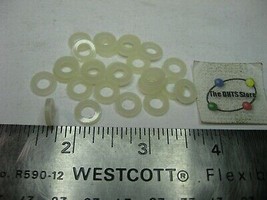 HH-Smith Nylon Flat-Washer 3/8 OD 3/16 ID 1/16 Thick - NOS Qty 25 - £4.54 GBP