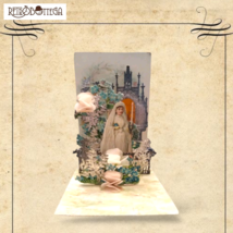 Antique French Santino with Three-Dimensional Accordion SOUVENIR DE... - $1,569.37 MXN