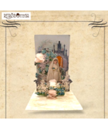 Antique French Santino with Three-Dimensional Accordion SOUVENIR DE... - €72,92 EUR