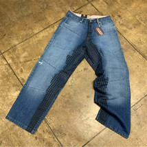 Men&#39;s Phat Farm Blue Sandblast Checkers Denim Pants NWT - $98.00
