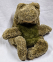 VINTAGE 1984 GUND FROG OR TOAD HAND PUPPET 9&quot; Plush STUFFED ANIMAL TOY 1... - $556.59 MXN