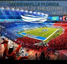 Football Poster Jacksonville stadium of the future NFL 8x10  - $21.78