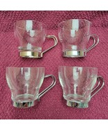 Set 4 Fidenza Bormioli Rocco Italy Oslo Cappuccino Coffee Espresso Cups ... - $22.80