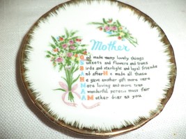Mother,s Porcelain Plate - $190.17 MXN