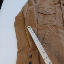 Kentfield Quality Fashion 4-Pockets Snap Button Tan Men's Jacket Size Medium image 4