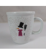 Bodum Christmas Winter Snowman In The Snow 4.25&quot; Coffee Cup - $13.56 CAD
