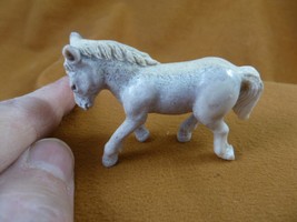 (hor-w17) wild Horse walking of shed ANTLER figurine Bali detailed stallion - $134.99