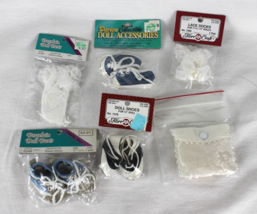 Darice Collectible Springfield Fibre Crafts Doll Accessories Shoes Lot of 7 Vtg - £16.67 GBP