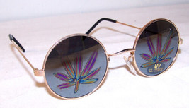 12 pair POT LEAF REFLECTION SUNGLASSES eyewear glasses - £17.17 GBP