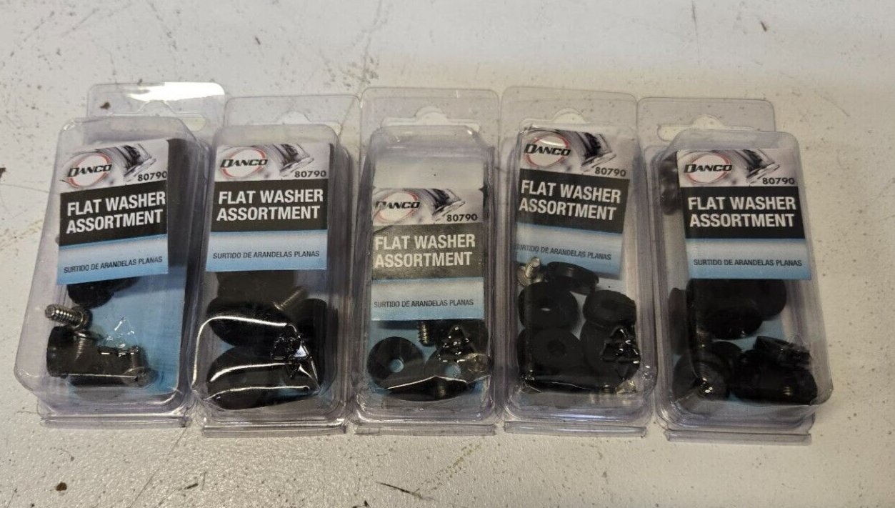 5 Quantity of Danco Flat Washer Assortments 80790 | 037155807901 (5 Quan... - $28.49