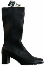 New Women&#39;s Santana MARTINA black leather dress boots - $200.00