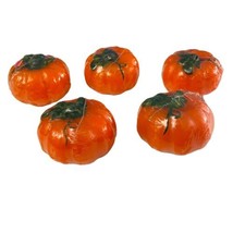 Pumpkin Shape Tea Votive Candles Set of 5 Scented Fall Autumn NEW - £15.96 GBP