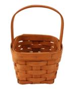 Longaberger Basket Small with One Handle Dated 1989 and Signed 4 X 4 X 5 - €11,14 EUR