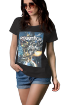 Robotech   Black T-Shirt Tees For Women - $19.99