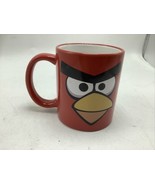 Angry Birds Red Ceramic Coffee Tea Cup Mug Rovio Red 2011 Dishwasher Safe - $111.95 MXN
