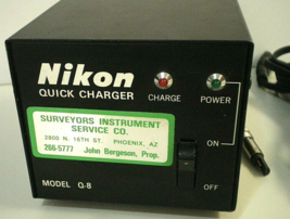 NIKON QUICK CHARGER~ For ND-160 Surveying Distance Measurement Unit~ MOD... - $39.99