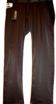 Mondo Exclusive Men&#39;s Black Satin Shiny  Pants Jeans Size  38 - £96.40 GBP