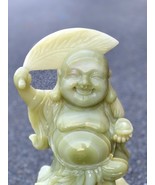 Happy Buddha Laughing Buddha handmade Garden figurines Onyx statue Birth... - £2,093.70 GBP