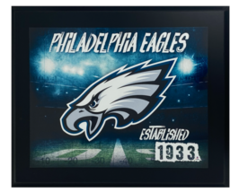 Philadelphia Eagles Team Logo 10.5&quot; x 13&quot; Sublimated Plaque Fanatics - $29.95