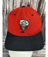 Vintage New Era Lansing Lugnuts Red Snapback Trucker Hat - Minor League ... - £7.80 GBP
