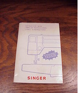 1994 Singer Sewing Machine Instruction Manual, part number 357015-001 - £7.48 GBP