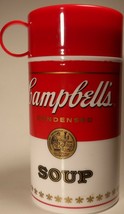 Campbell&#39;s Soup 1998 Thermos Cantainer 11.5 ounce with lid and cap - £6.04 GBP