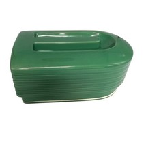 Vintage Westinghouse Green Ceramic Refrigerator Dish Lidded Hall China Art Deco - £24.06 GBP