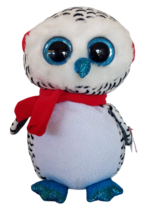 TY Beanie Boos Nester Christmas Holiday Owl 9&quot; Tall Medium Size Cute Gift nwt - £8.98 GBP