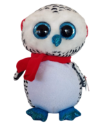 TY Beanie Boos Nester Christmas Holiday Owl 9&quot; Tall Medium Size Cute Gif... - £9.02 GBP