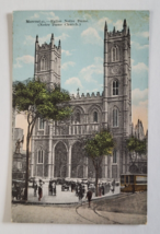 MONTREAL NOTRE DAME CHURCH POSTCARD VINTAGE RETRO CANADA CANADIAN CARD R... - £14.87 GBP