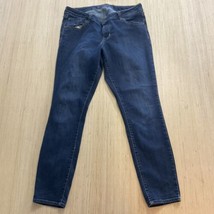 Old Navy Rockstar Skinny Mid Rise  Dark Blue Wash Jeans Size 16 - $11.65