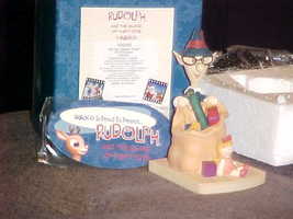 Enesco Rudolph Elf With Glasses We Are Santa Elves Figurine MIB #104260 - $99.99