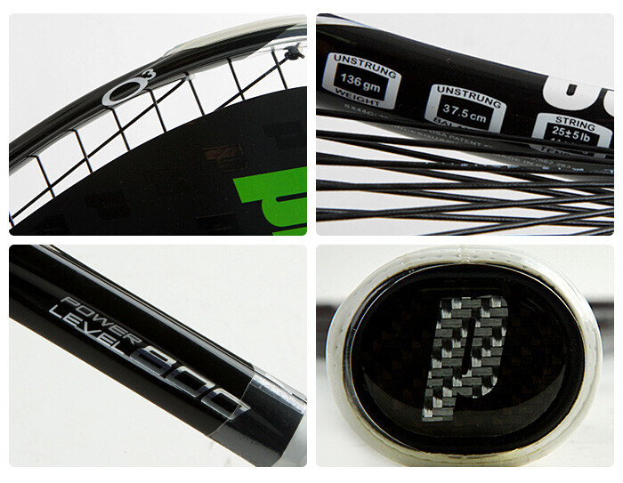 Prince Team Black Original 800 Squash Racquet Racket 136g 685mm 464sq.cm 16x16 Item image 4