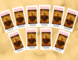 10Pack Large Print Surrender Novena to the Will of God Trifold Holy Card Free Sh - $35.03 CAD