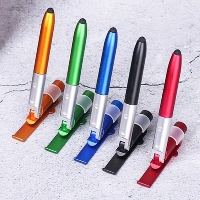 Sporting Ballpoint Pen with LED Light Multifunction Folding Stand for Phone Hold - £18.44 GBP