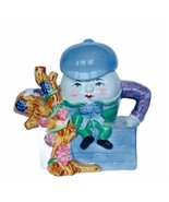 Fiesta teapot Humpty Dumpty figurine tea pot decor gift anthropomorphic ... - £39.52 GBP