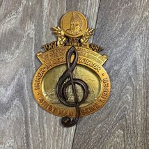 German Singing Society Commemorative Metal 20th Anniversary Ostermann Br... - $6.99