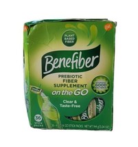 Benefiber On The Go Prebiotic Fiber Powder Unflavored 5.04 Oz 36 Ct Exp 9/25 - £11.72 GBP