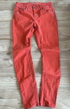 Vince Women’s Tomato Crop Skinny Ankle Jeans Size 27 Red/Orange 27x30 - $24.00