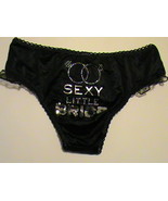 Victoria&#39;s Secret hiphugger S panties black satin second skin SEXY LITTL... - $60.00