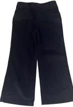 French Toast Girls School Uniform Pants Sz 4 Navy Blue Bootcut Khaki Pull On - $9.90