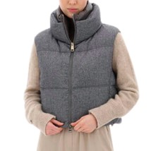 Herno Cashmere, Silk, And Nylon Ultralight Sleeveless Jacket Size 48 - $14,652.65 MXN
