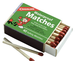 Camp waterproof Emergency matches Camping Survival Tool coghlans Fast Ship USA - £2.31 GBP