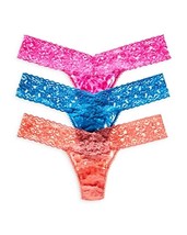 Hanky Panky Boxed Lace Low Rise Thong Set - Pack of 3 - £30.89 GBP