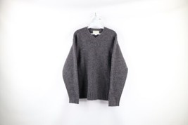 Vtg American Eagle Outfitters Mens Large Blank Wool Blend Knit V-Neck Sweater - £38.68 GBP