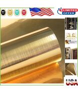 Metallic Gold Self-Adhesive Contact Paper - 17.7”x118” for Effortless Decor - $12.22