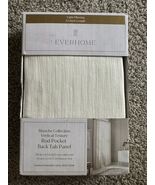 Everhome light filtering blanche collection vertical back tab panel 50x6... - $450.21 MXN