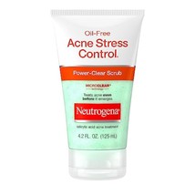 Oil-Free Acne Stress Control Power-Clear Facial Scrub, 2% Salicylic Acid... - $16.99