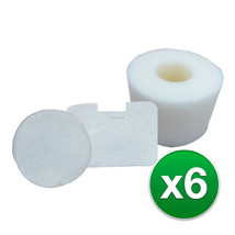 Replacement Vacuum Filter for Envirocare XFF36 / F657 (6-Pack) - £29.05 GBP