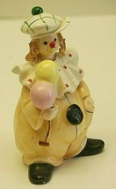 Enesco Circus Clown Spaghetti Hair Balloons Shelf Figurine 1984 Design Giftware - £19.75 GBP